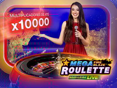 Mega Fire Blaze Roulette Banner